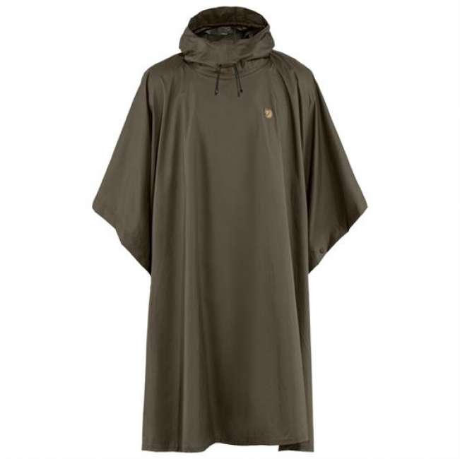 Priser på Fjällräven Poncho, Dark Olive